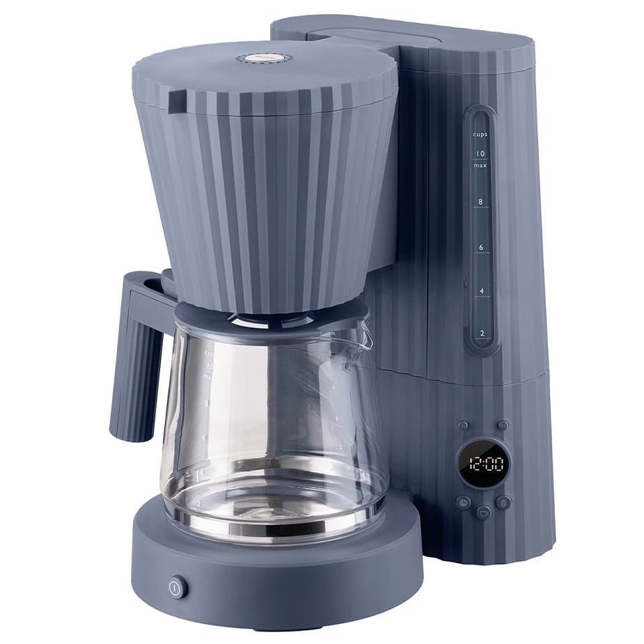 Alessi Plissé Kaffebryggare Grå