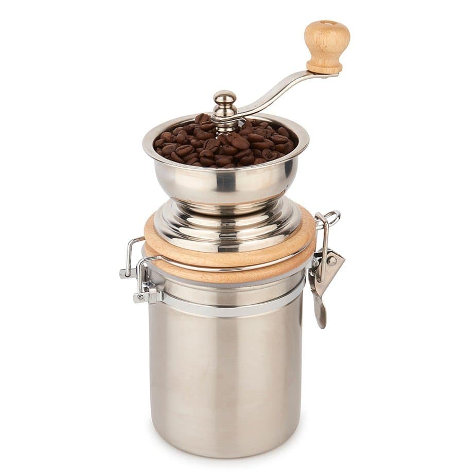 La Cafetière manuell kaffekvarn stål