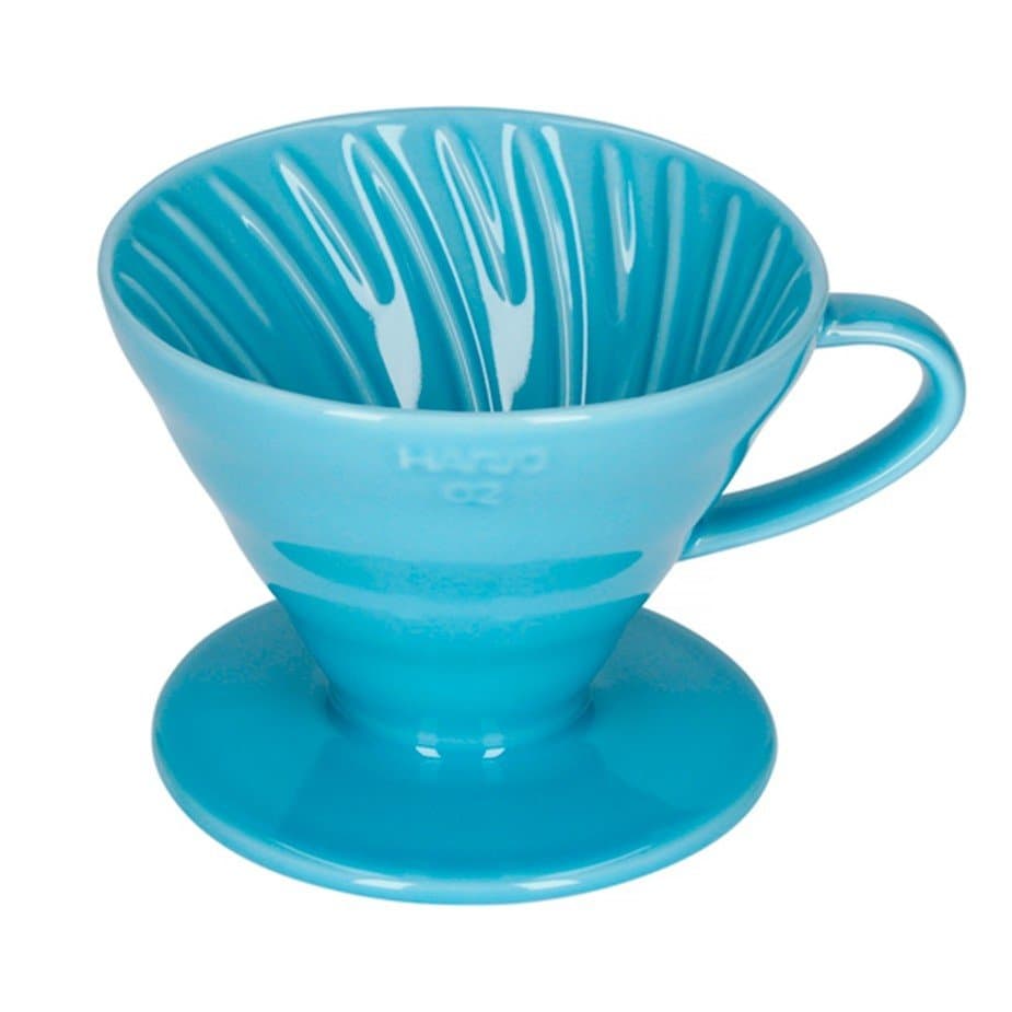 Hario V60-02 Keramisk Droppkopp Ljusblå 2 Koppar.