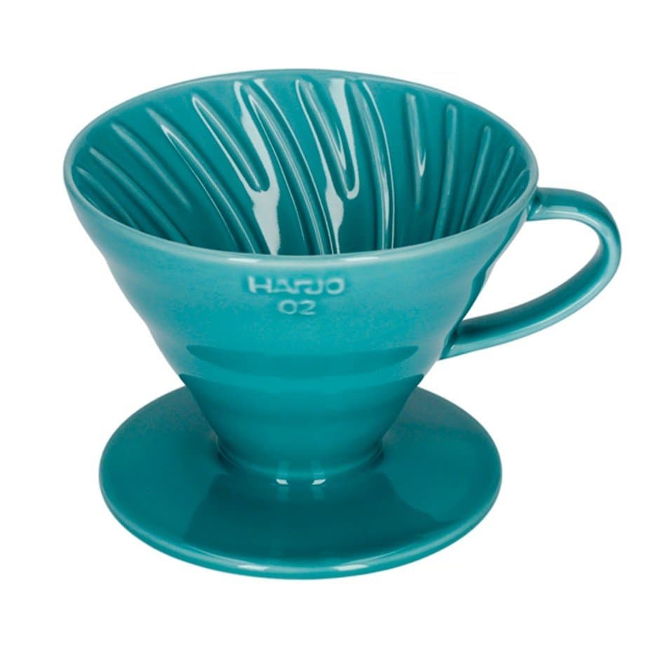Hario V60-02 Keramisk Droppkanna Turkos 2 Koppar.