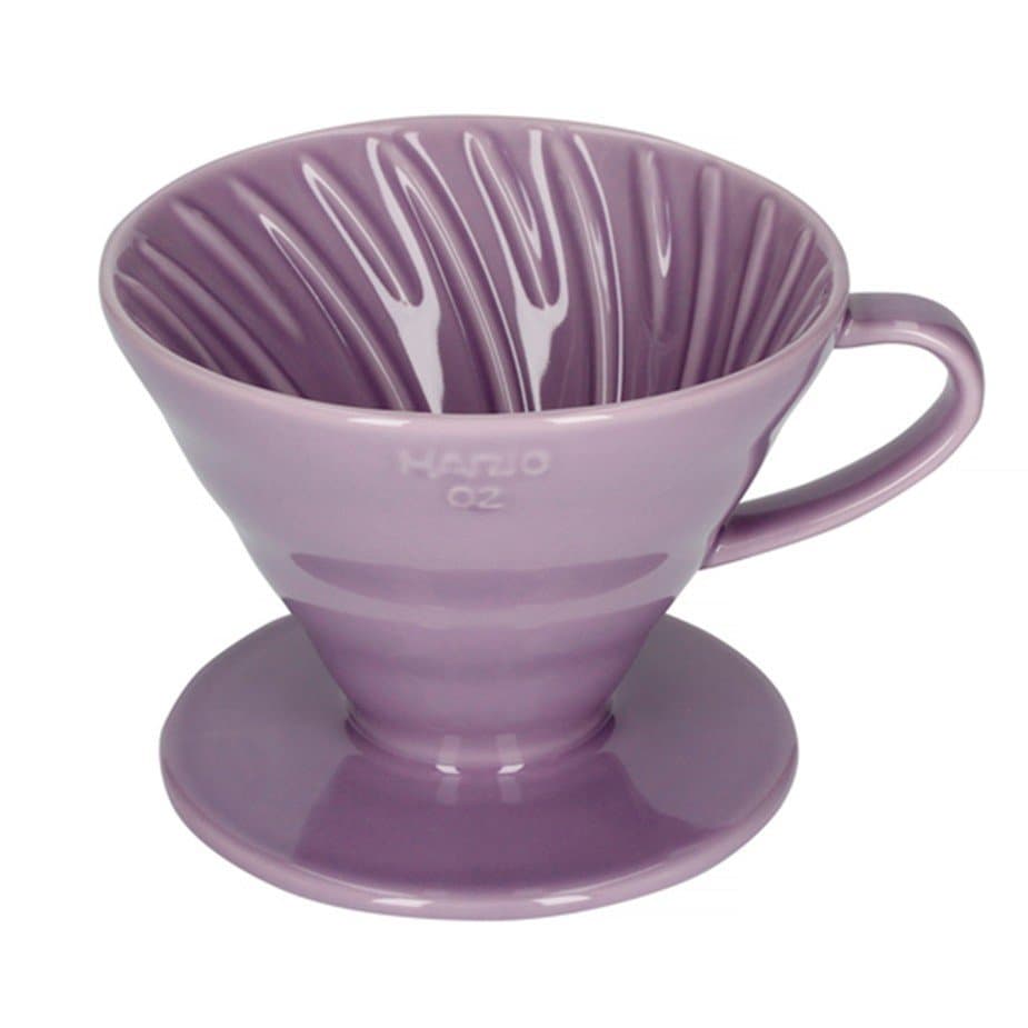 Hario V60-02 Keramisk Droppmunstycke Lila 2 Koppar.