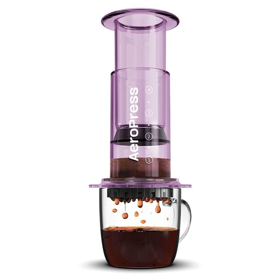 AeroPress Clear Purple Resebryggare