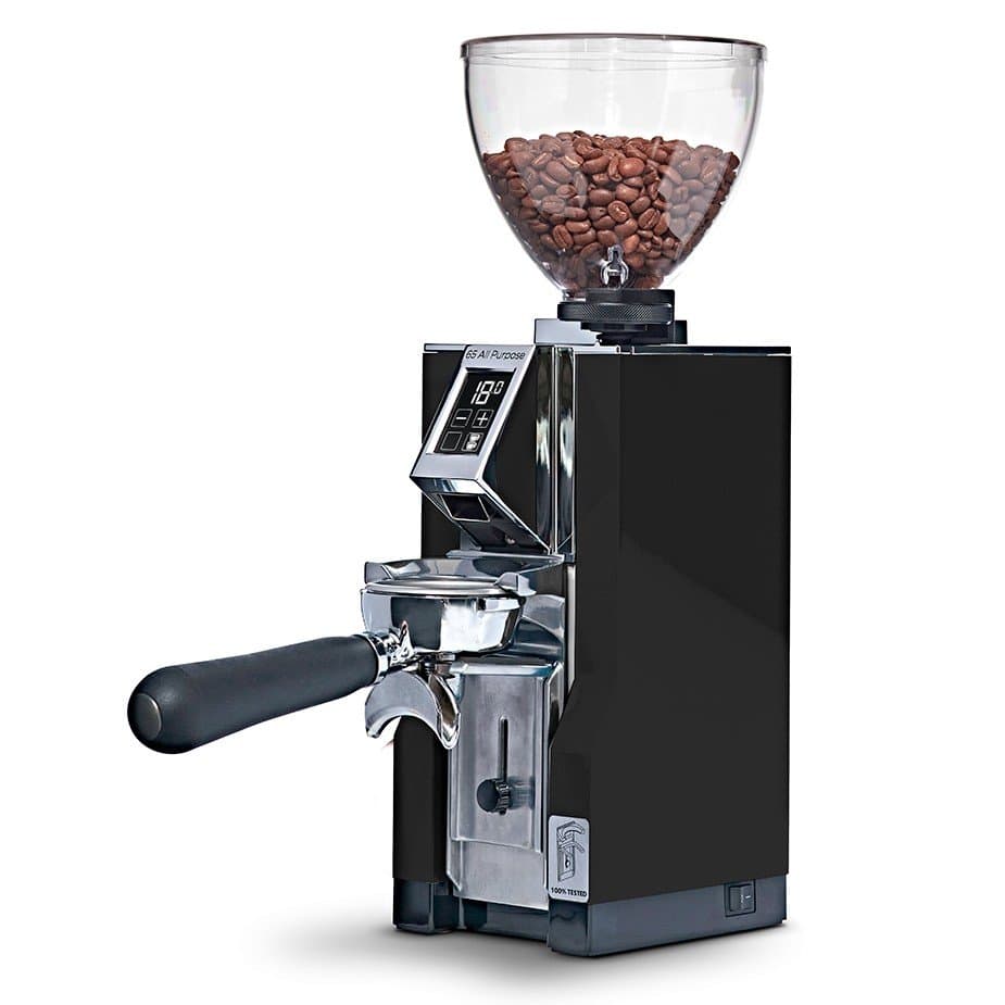 Eureka Mignon Libra 65 Krom/Mattsvart Espressokvarn