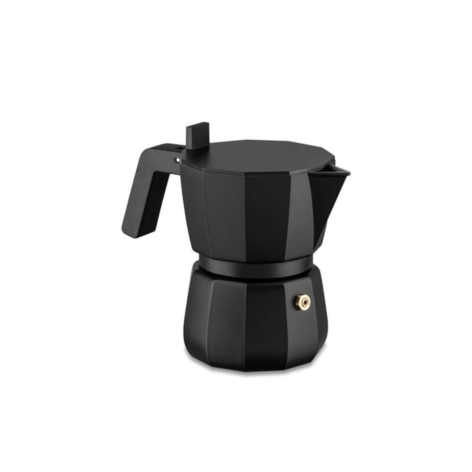 Alessi Moka 1 kopp. Espressokanna svart