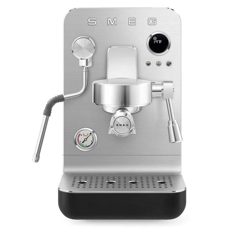 Smeg EMC02BLMEU Minipro Halvautomatisk Espressomaskin Svart
