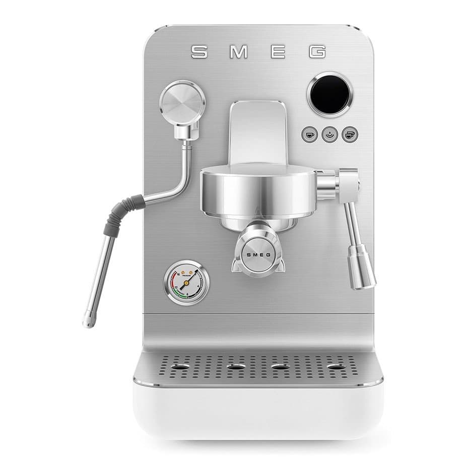 Smeg EMC02WHMEU Minipro Halvautomatisk Espressomaskin Vit