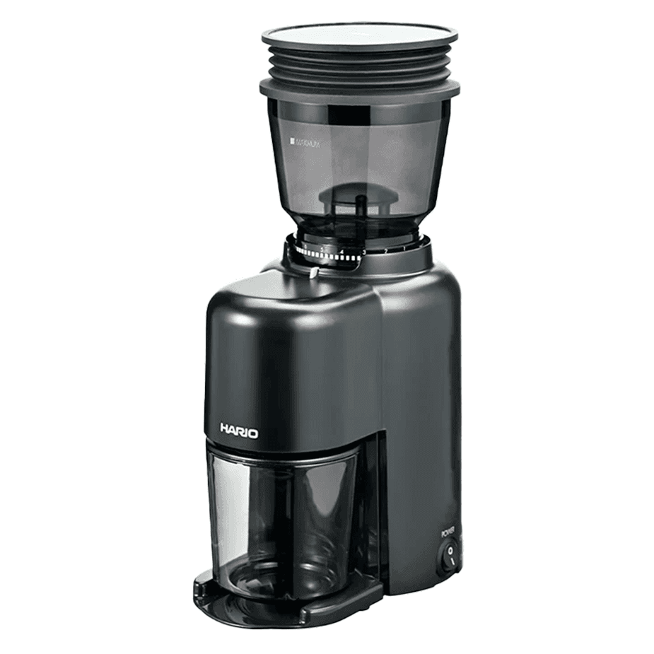 Hario V60 elektrisk kaffekvarn med blåssystem