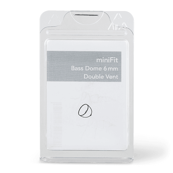 MiniFit Bass 6 mm dome Double Vent