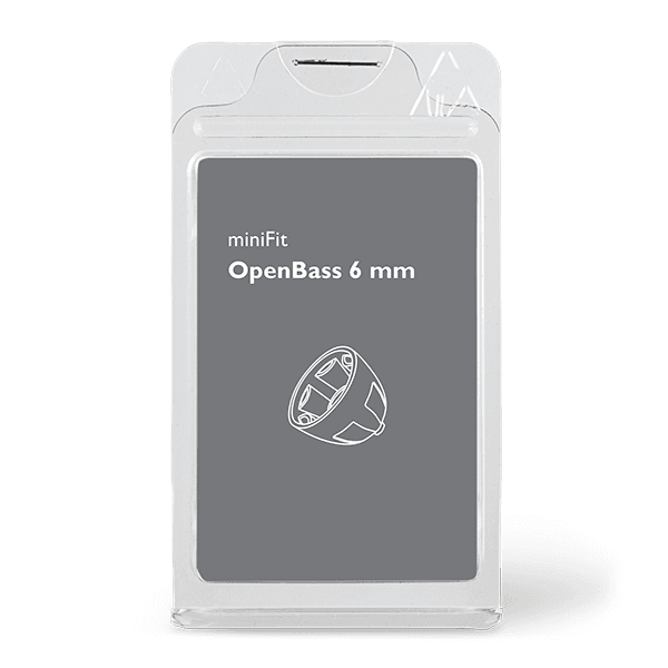 MiniFit OpenBass 6 mm dome