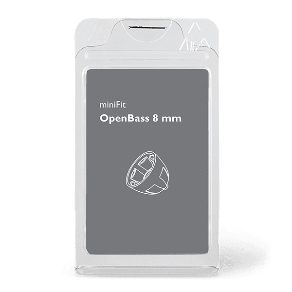 MiniFit OpenBass 8 mm dome