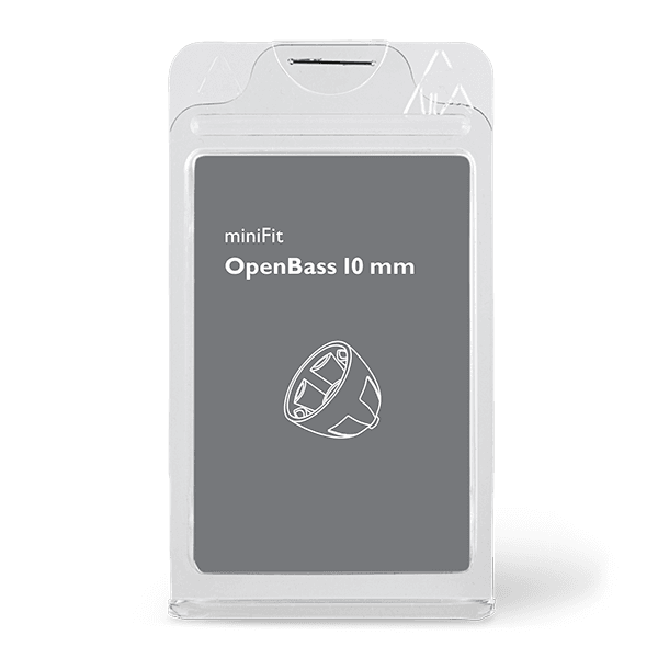 MiniFit OpenBass 10 mm dome