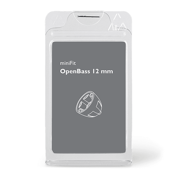 MiniFit OpenBass 12 mm dome