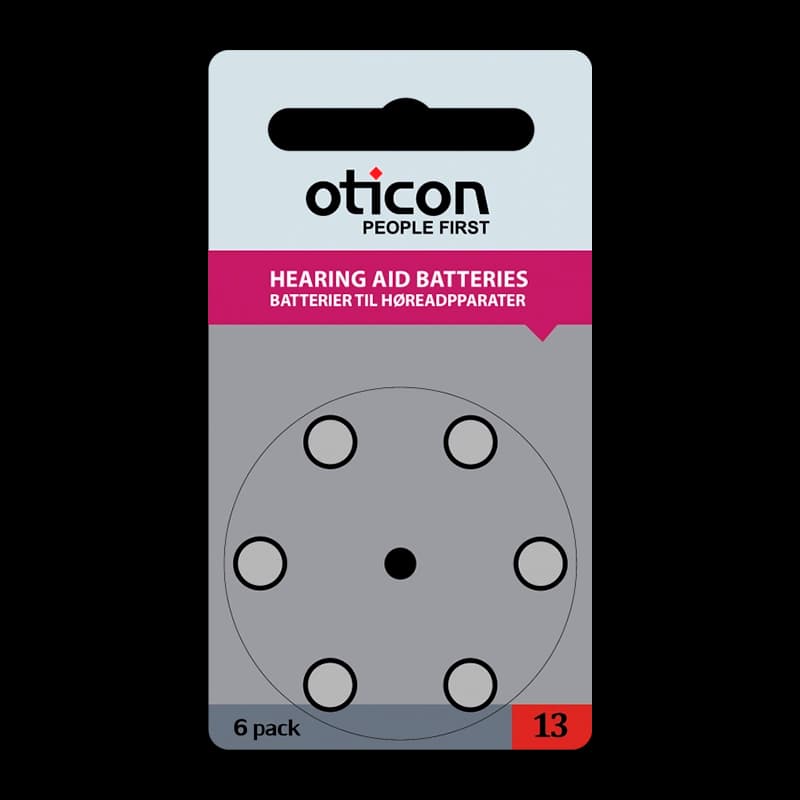 Oticon 13 batteri