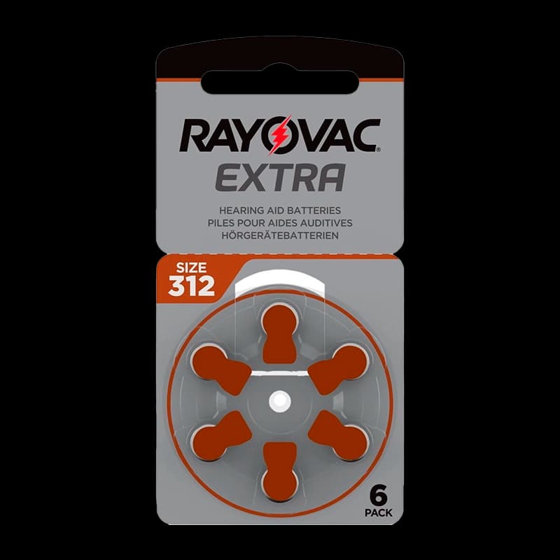 Rayovac 312 hörapparatsbatterier