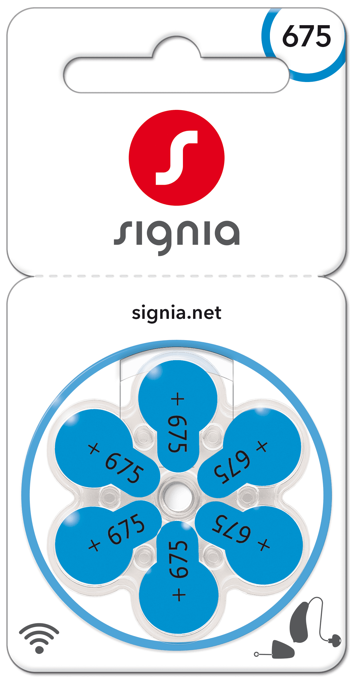 Signia 675 Batteri