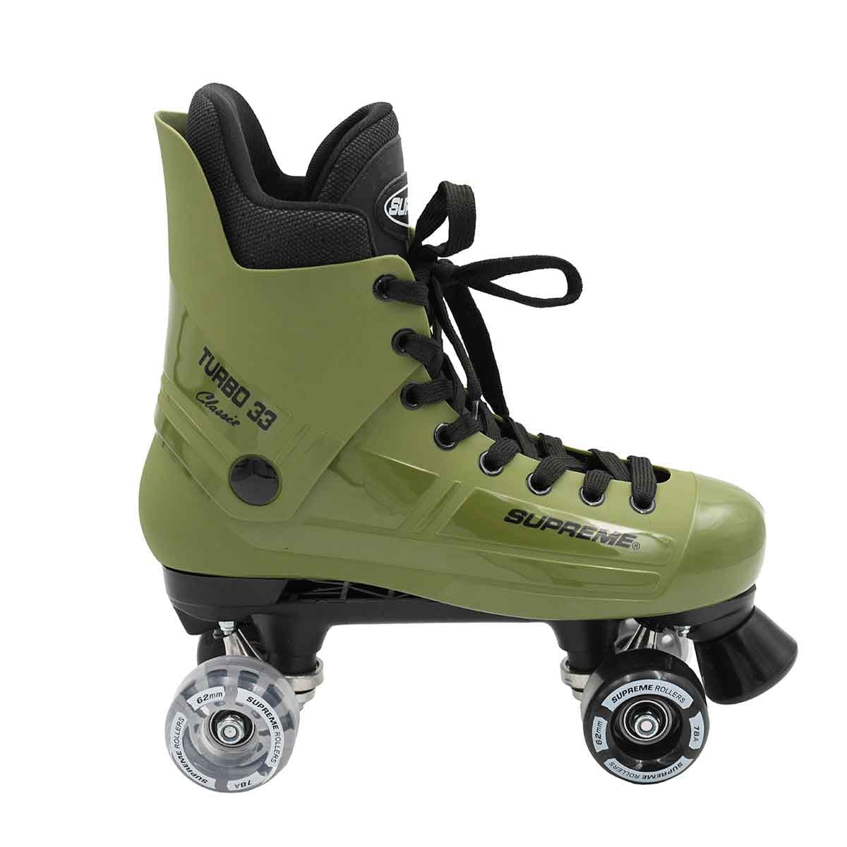 Supreme Turbo 33 Nylon Side-by-Side Rullskridsko Armygrön