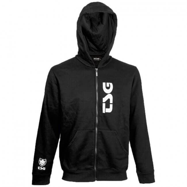 TSG Hoodie med Dragkedja Svart