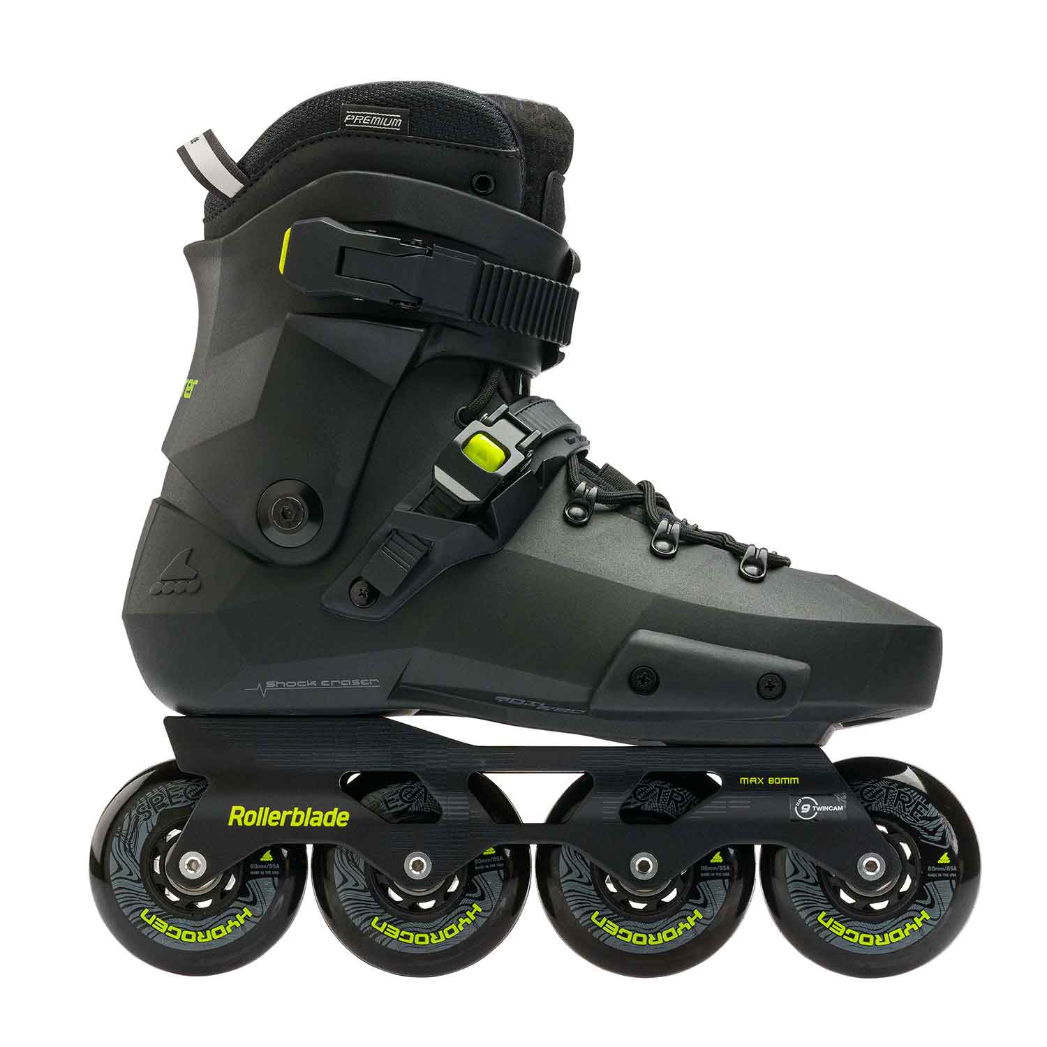 Rollerblade Twister XT  Inlineskridskor herr svart med Lime detaljer