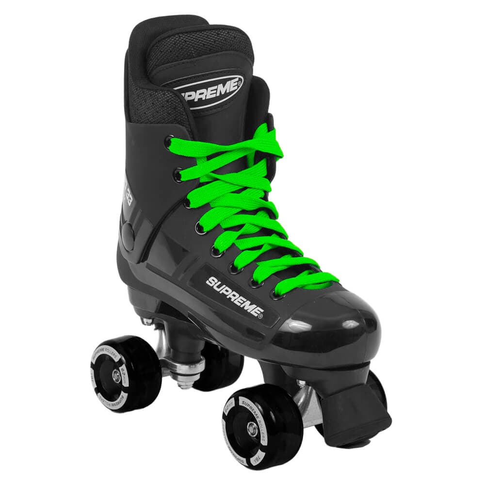 Supreme Turbo 33 Nylon Side-by-Side Rullskridsko Svart/Ljusgrön
