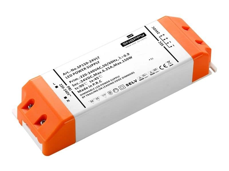 Snappy Kvalitets Dæmpbar LED Driver 230V Til 24V - 150 Watt
