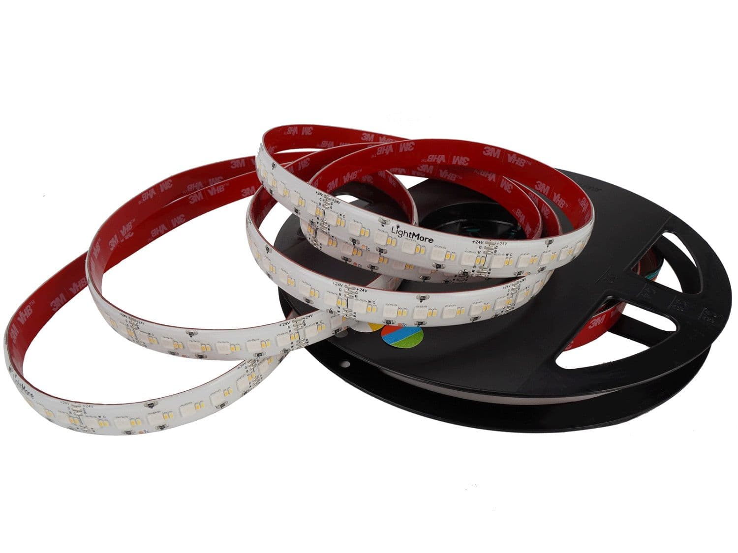 LightMore LED Strip 24V 24W/m RGB+2200K-6500K Ra95 IP20 - 5 meter