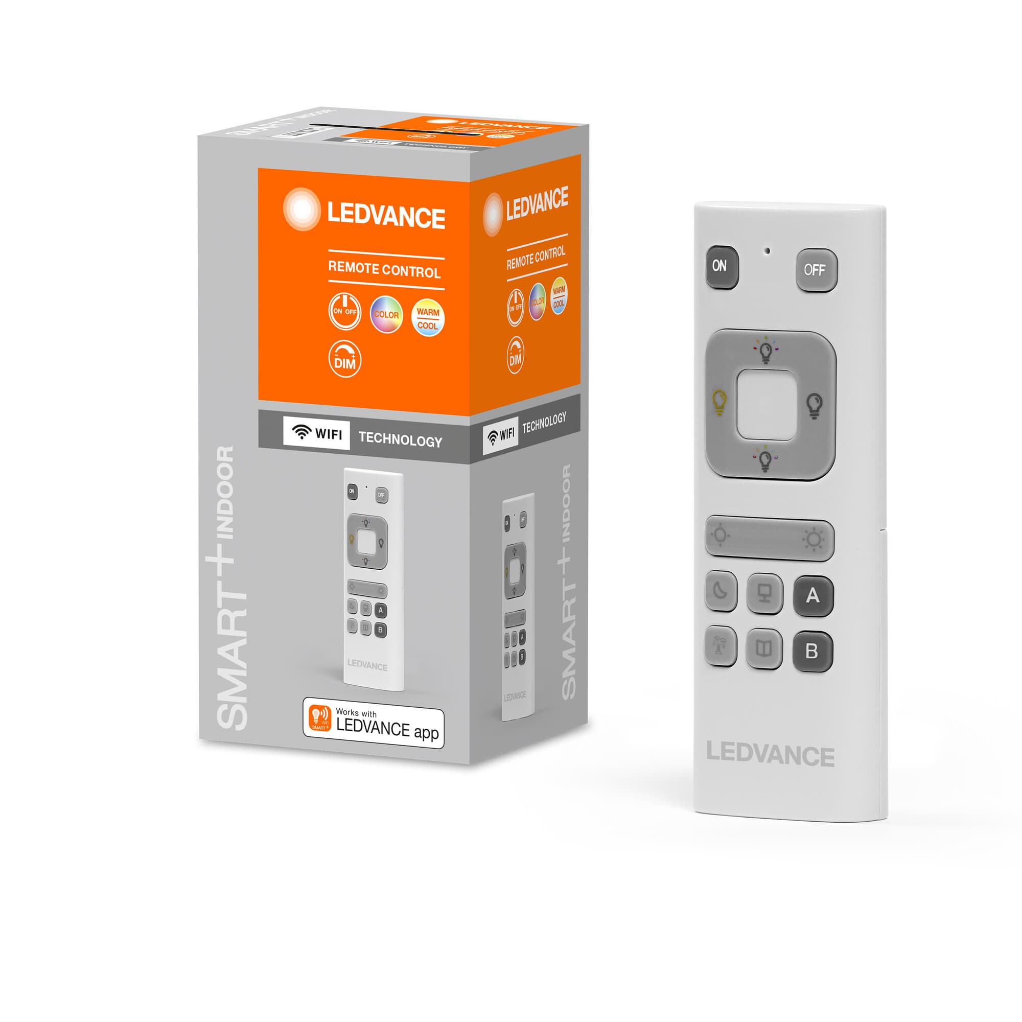 LEDVANCE SMART+ WiFi RGBW fjernbetjening til styring af belysning Fås i farverne: RGBW
