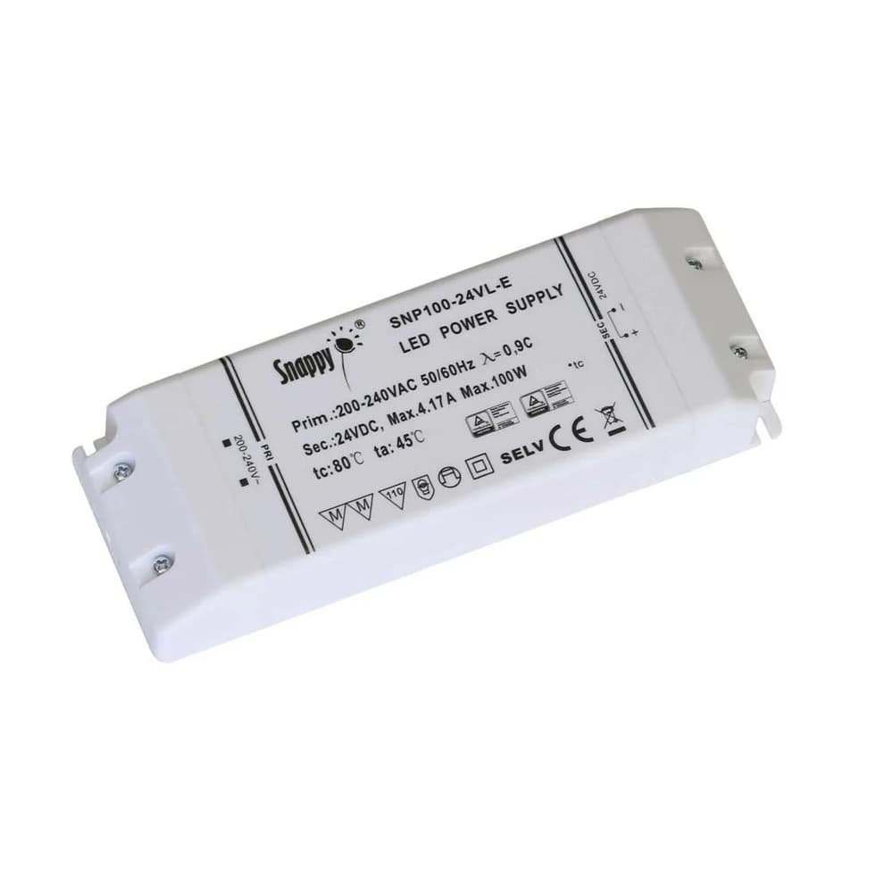 Snappy Kvalitets LED Driver 230V Til 24V - 100 Watt