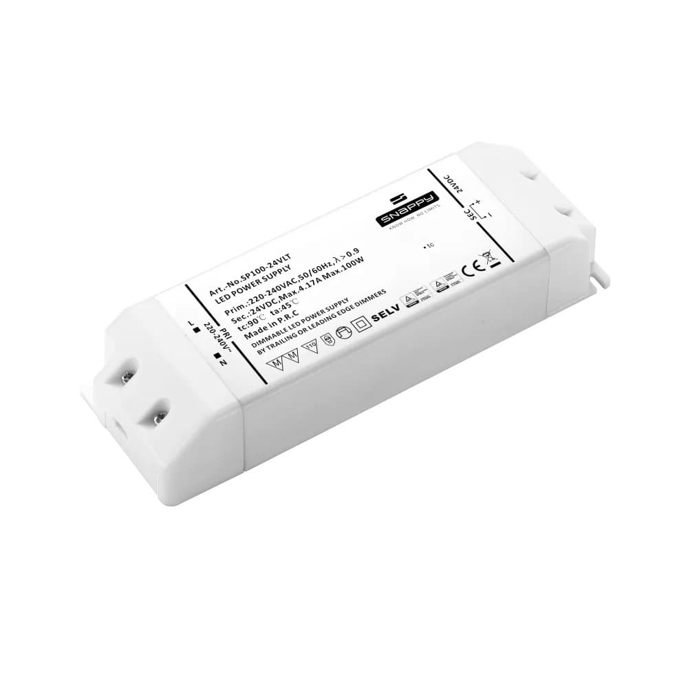 Snappy Kvalitets Dæmpbar LED Driver 230V Til 24V - 100 Watt