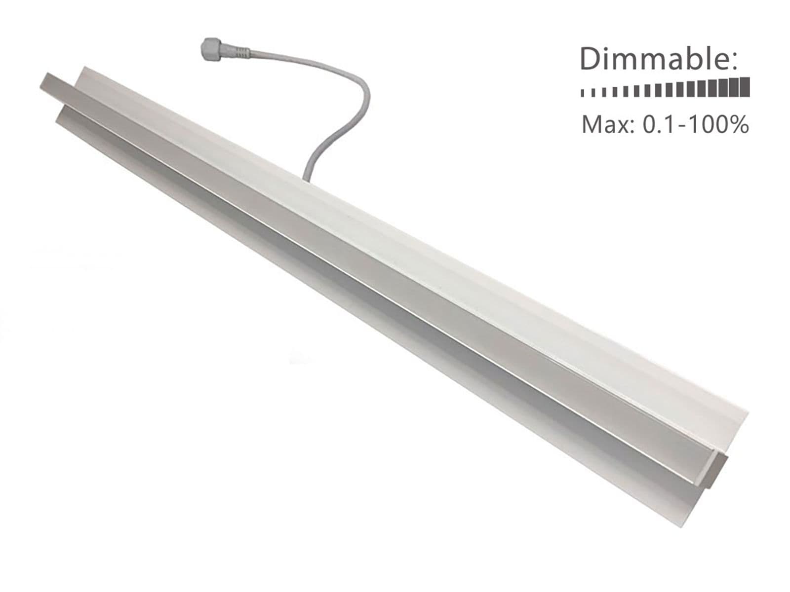 Troldtekt LED Lysskinne 60 cm. i 2700K, 24V, 22W, Dæmpbar, Ra90