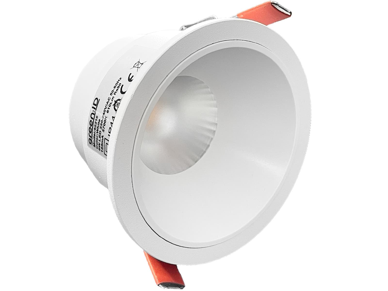 Lyra DEEP LED Indbygningsspot 8W i 2700K, Ra90, Dæmpbar - Hvid