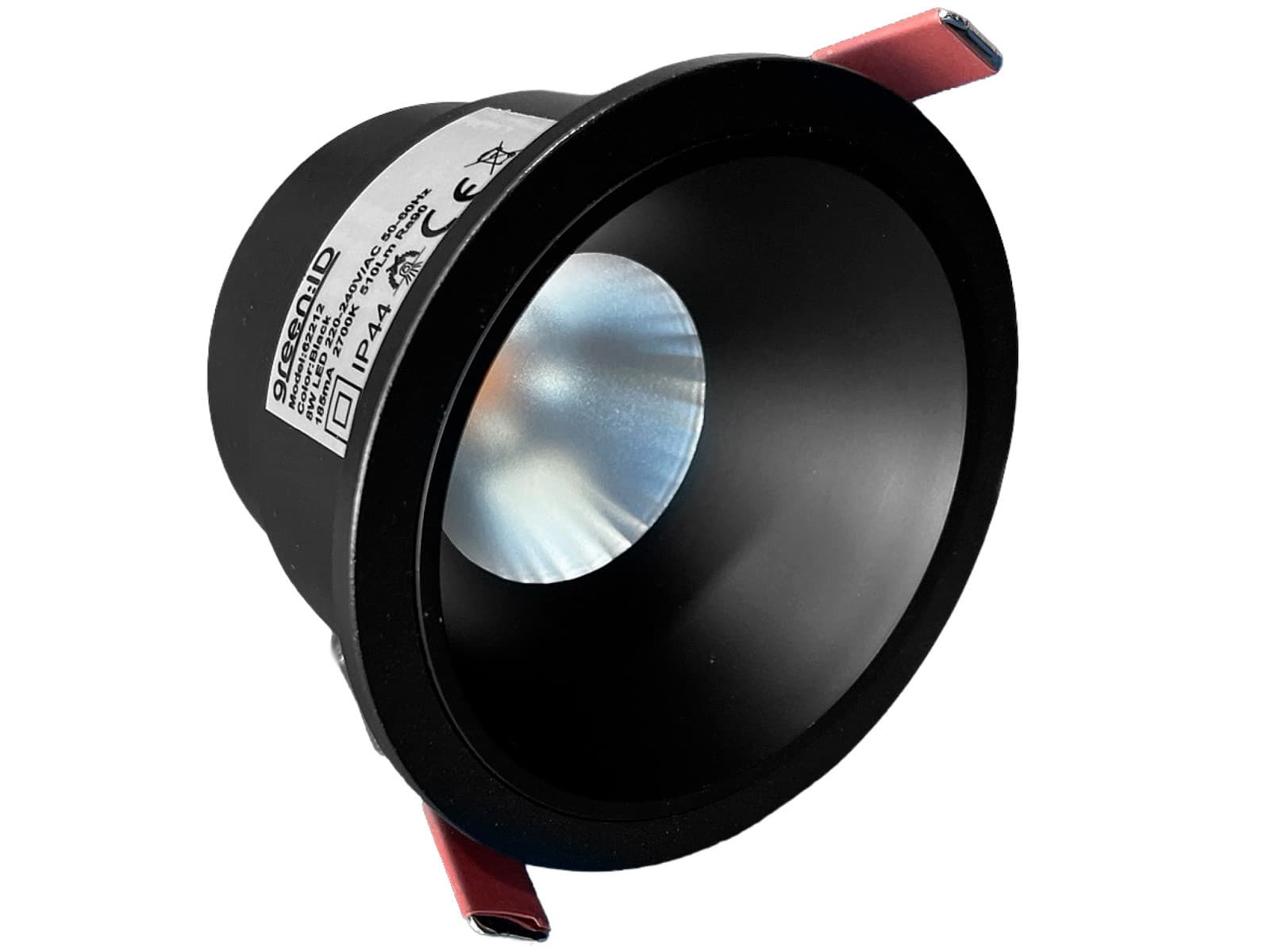 Lyra DEEP LED Indbygningsspot 8W i 2700K, Ra90, Dæmpbar - Sort