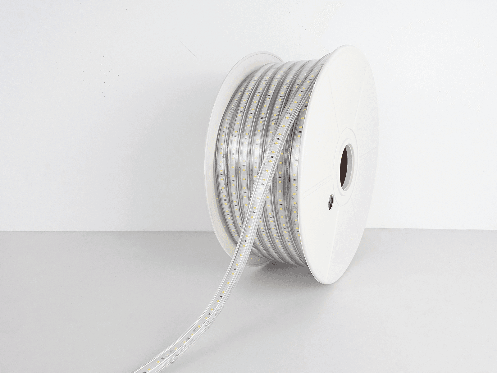 LightMore 230V LED Strip i 3000K, 9W/m, IP67 - 50 Meter