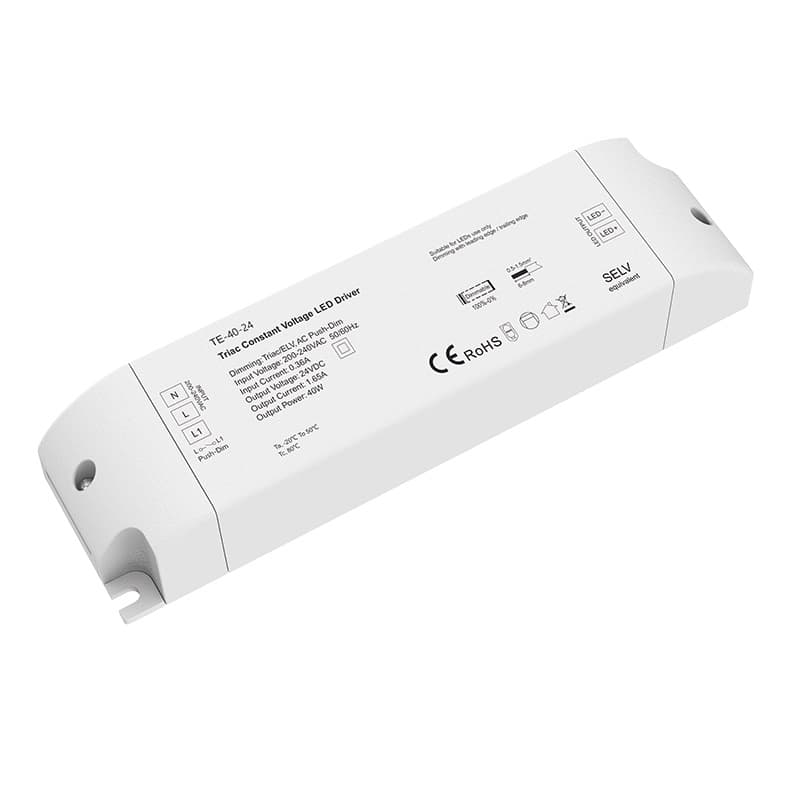 Kvalitets Dæmpbar Triac/Push LED Driver 40W Til 24V