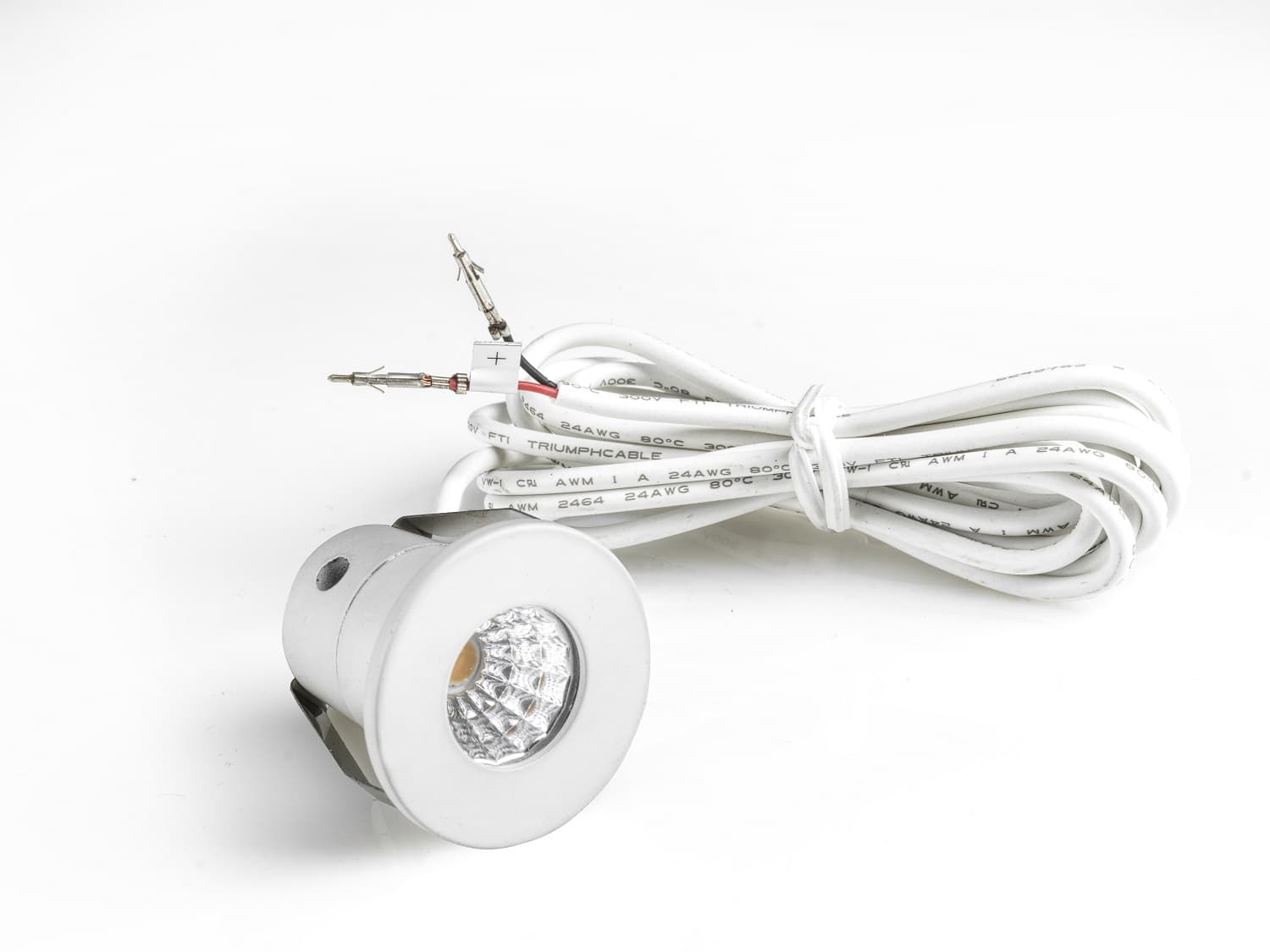 IBIS Mini LED Spot 24V På 3W i 3000K, Ra97, Dæmpbar i Hvid
