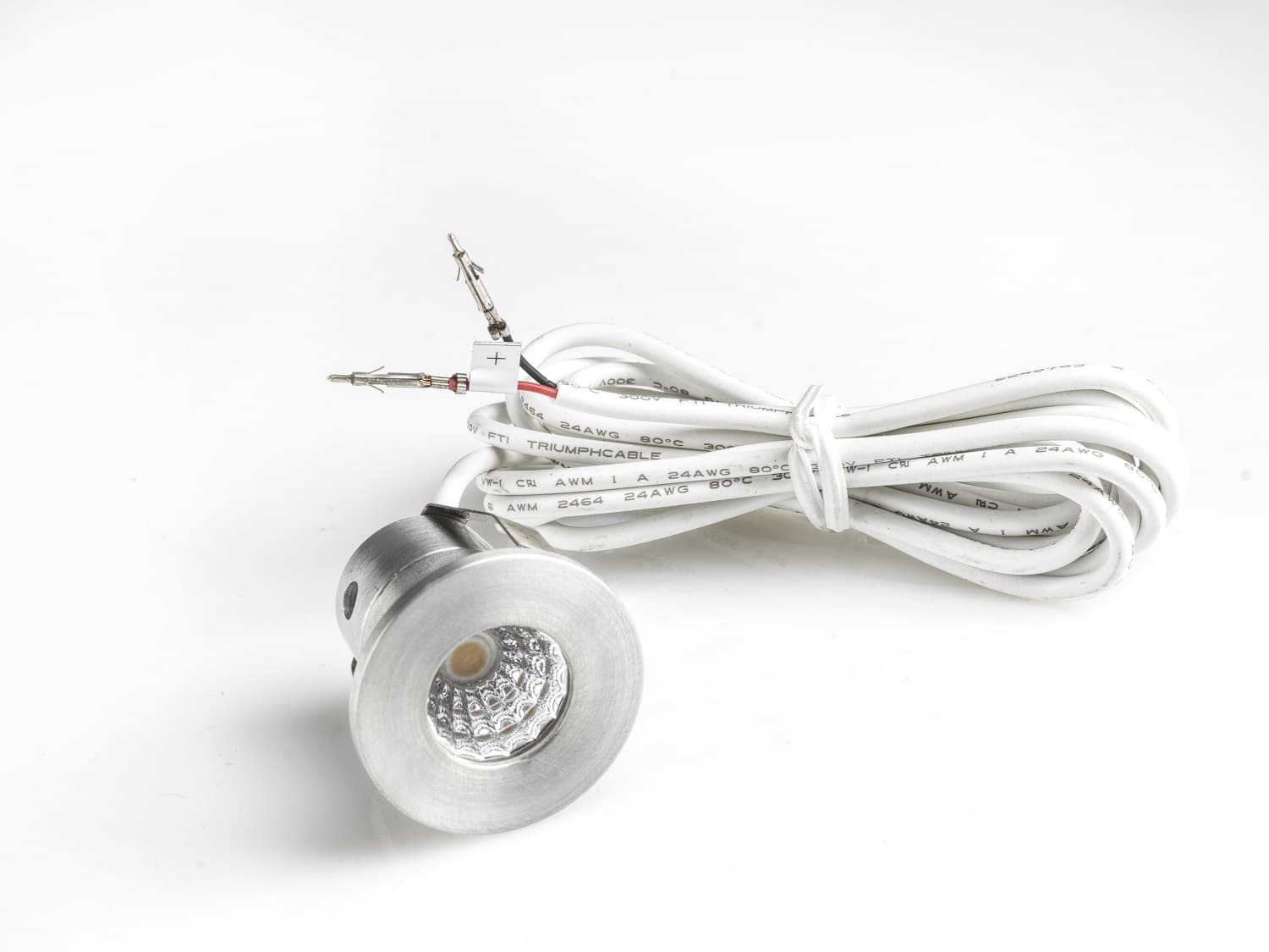 IBIS Mini LED Spot 24V På 3W i 3000K, Ra97, Dæmpbar i Børstet