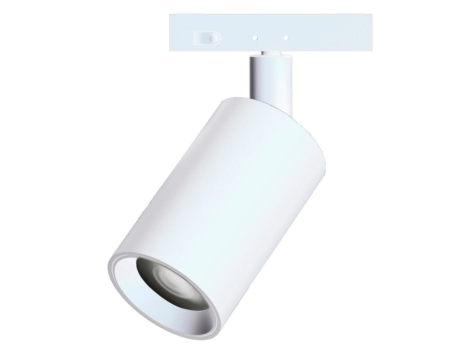 CLICK Zoom LED Skinnespot 6W, 24V, 3000K, Dæmpbar, Ra90 - Hvid