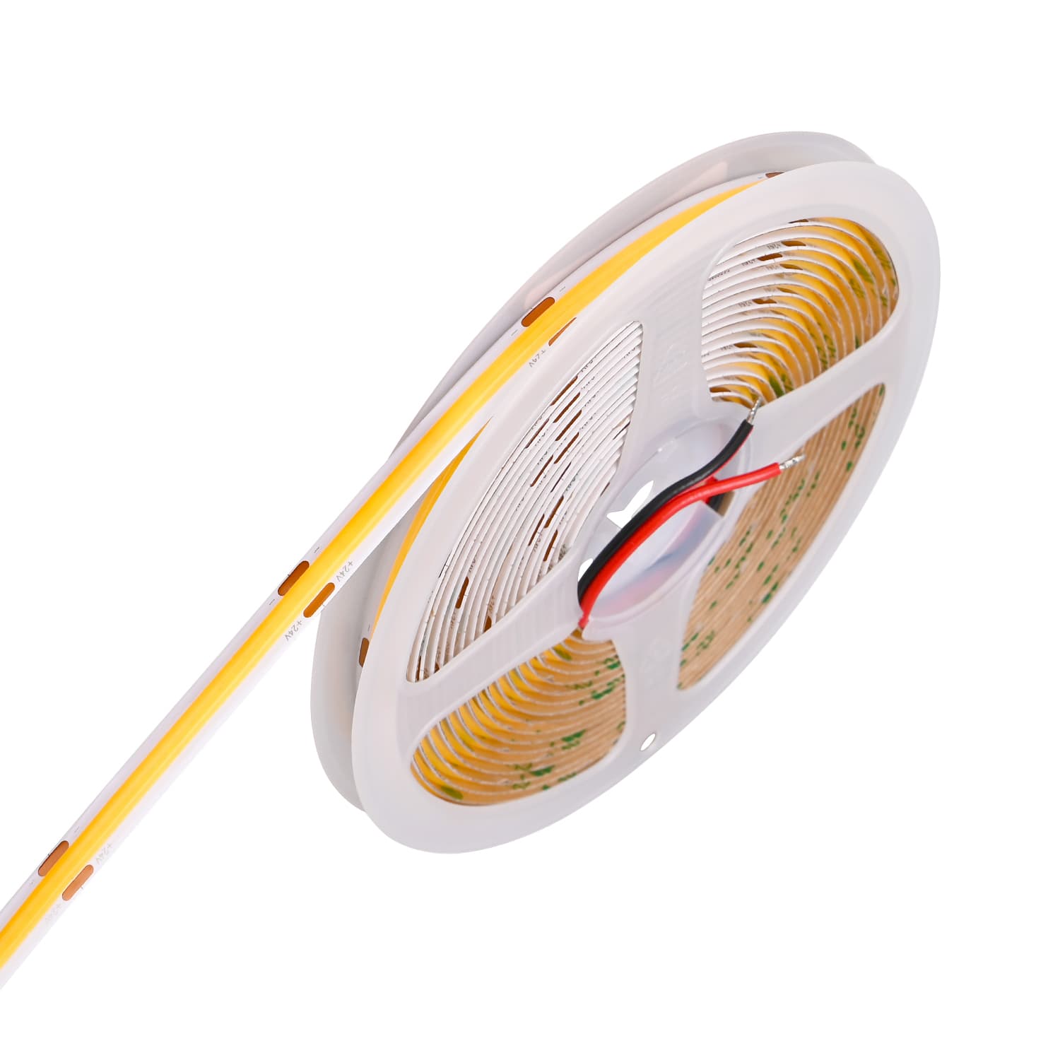 DKL COB LED Strip i 3000K, 24V, 8W/m, IP20, Ra90 - 5 Meter