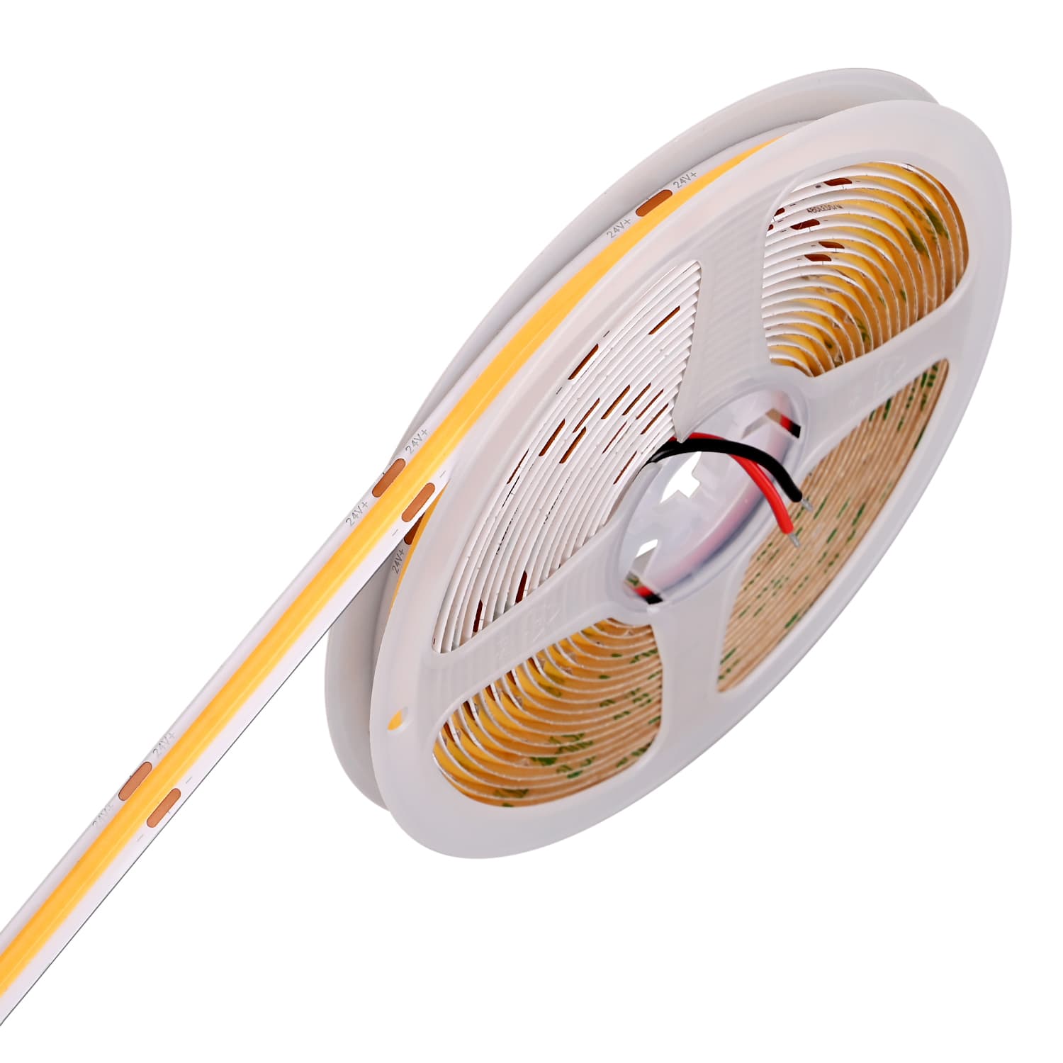 DKL COB LED Strip i 3000K, 24V, 10W/m, IP20, Ra90 - 5 Meter