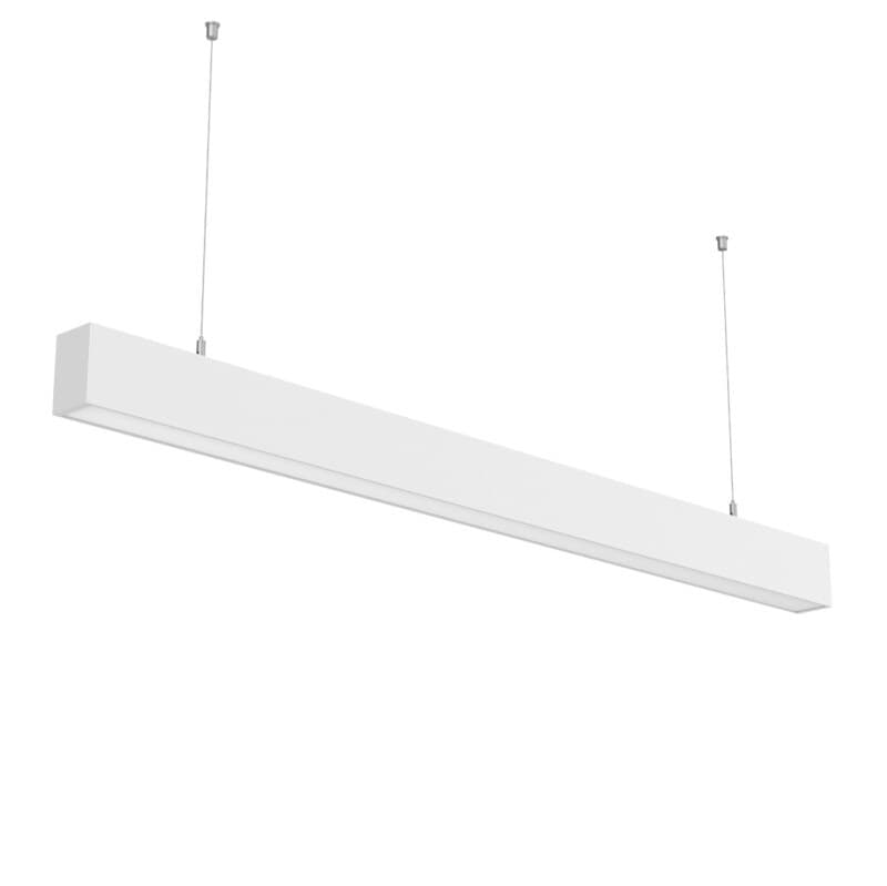 SQUARE LED Kontorarmatur 40W 3000K/4000K, Ra90, Dali Dæmpbar - Hvid