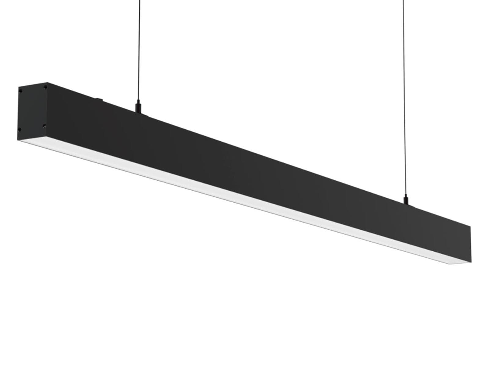 SQUARE LED Kontorarmatur 40W 3000K/4000K, Ra90, Dali Dæmpbar - Sort
