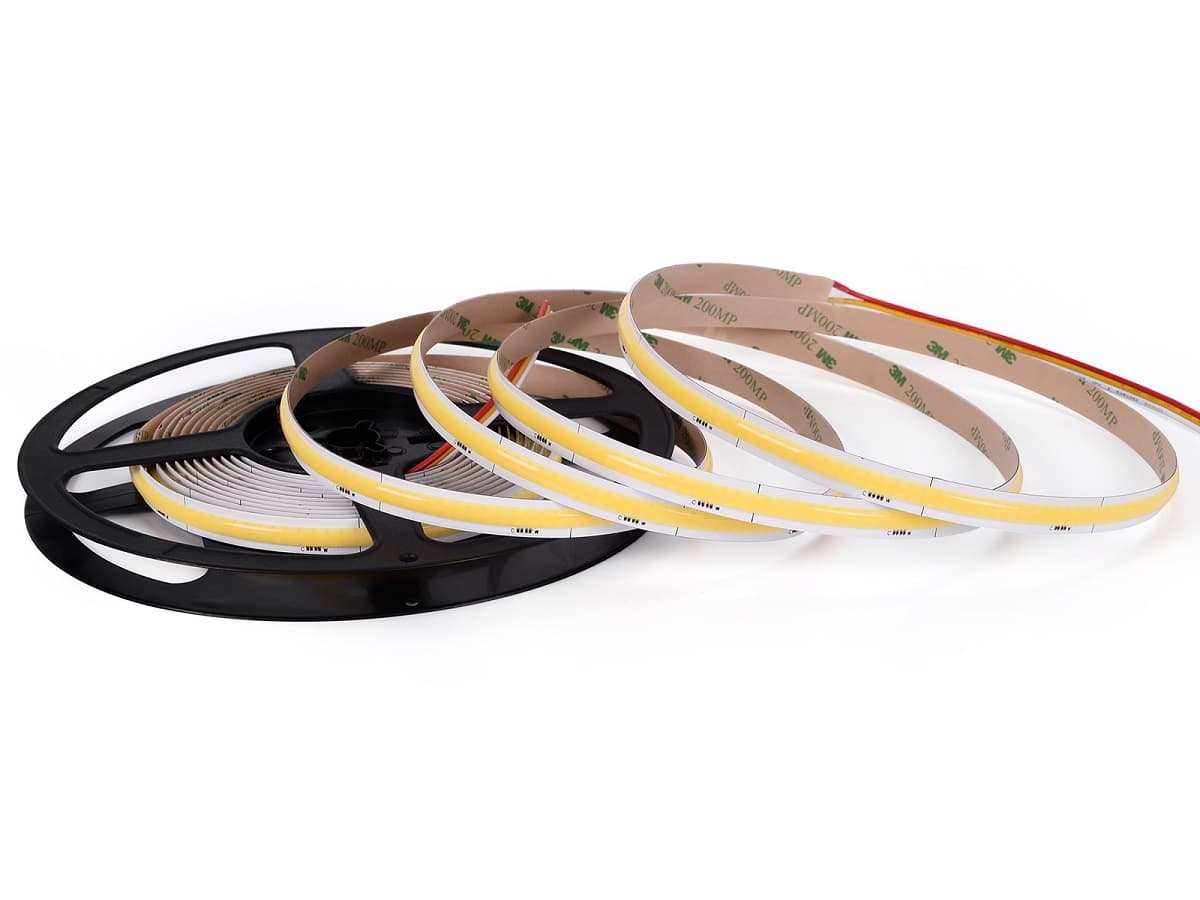 LightMore COB CCT LED Strip 24V 20W/m, Ra90, IP65 - 10 Meter
