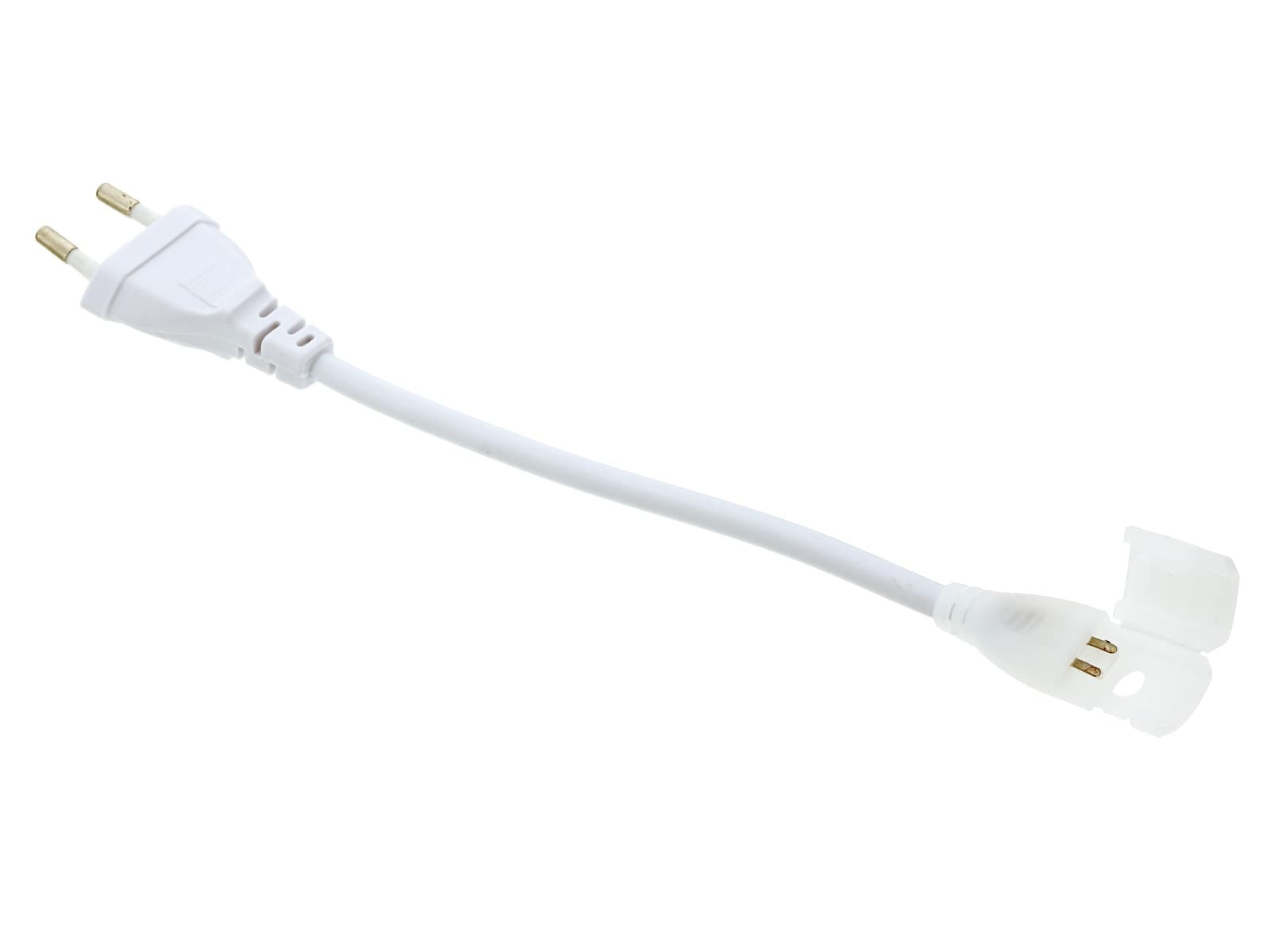 Tilslutningskabel i Hvid Til CUT10 Flex COB LED Strip 230V