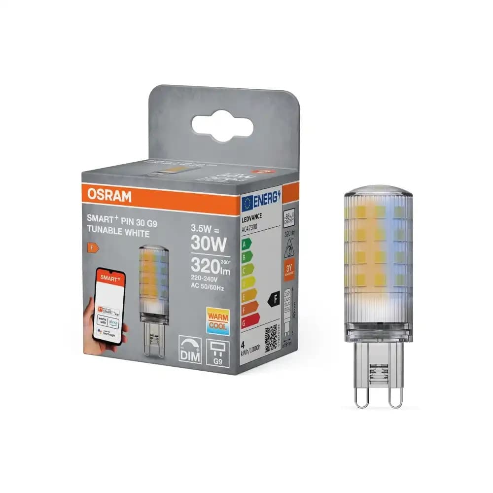 OSRAM SMART+ WiFi G9 LED Pære På 3,5W i CCT/TW 2700K-6500K