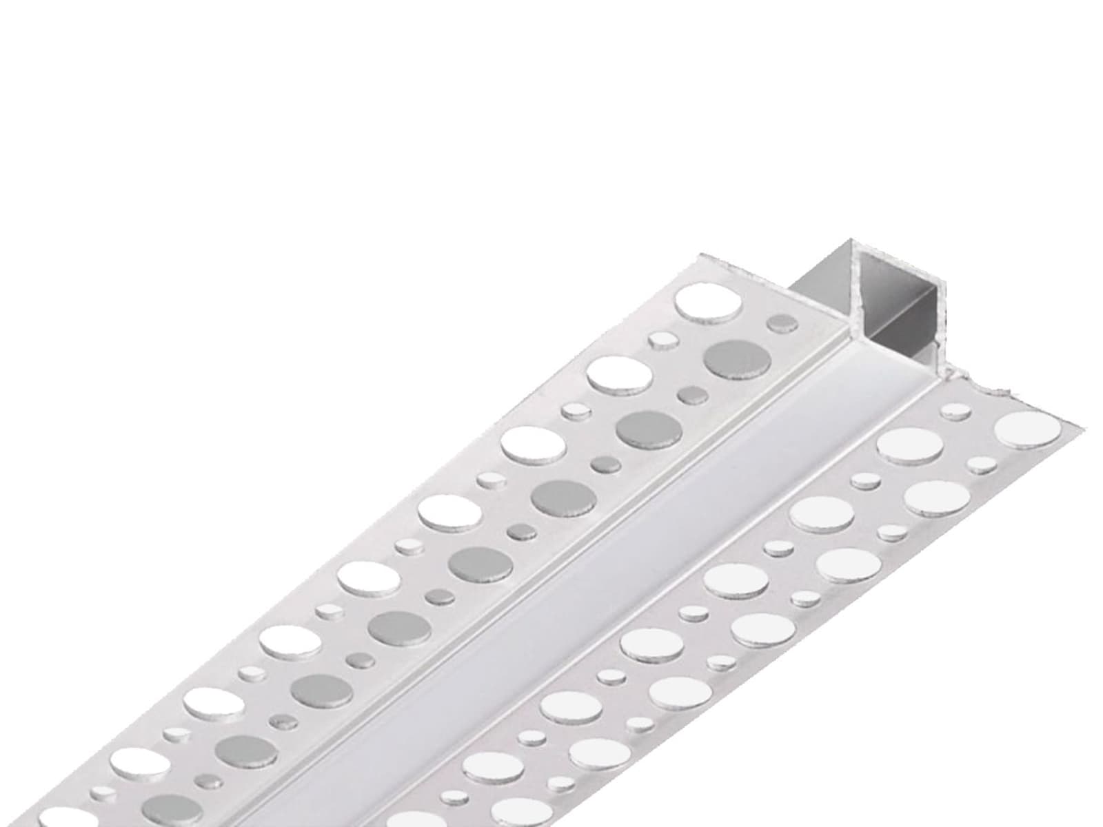 Aluminiumsprofil Til indspartling/indbygning - 1,8 Meter