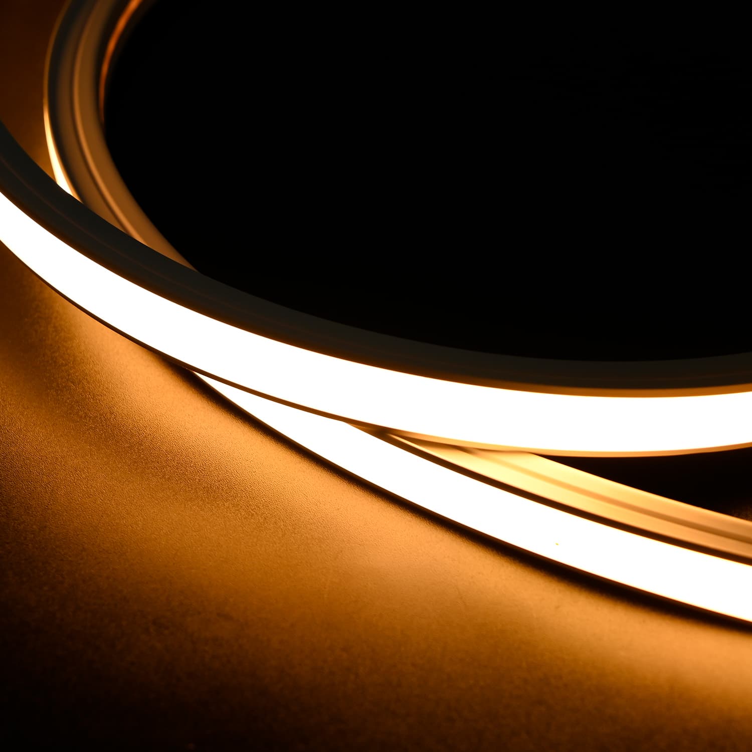 Free Cut Fleksibel Neon LED Strip (10x10) 2700K, 8W, 24V, IP67, Dæmpbar