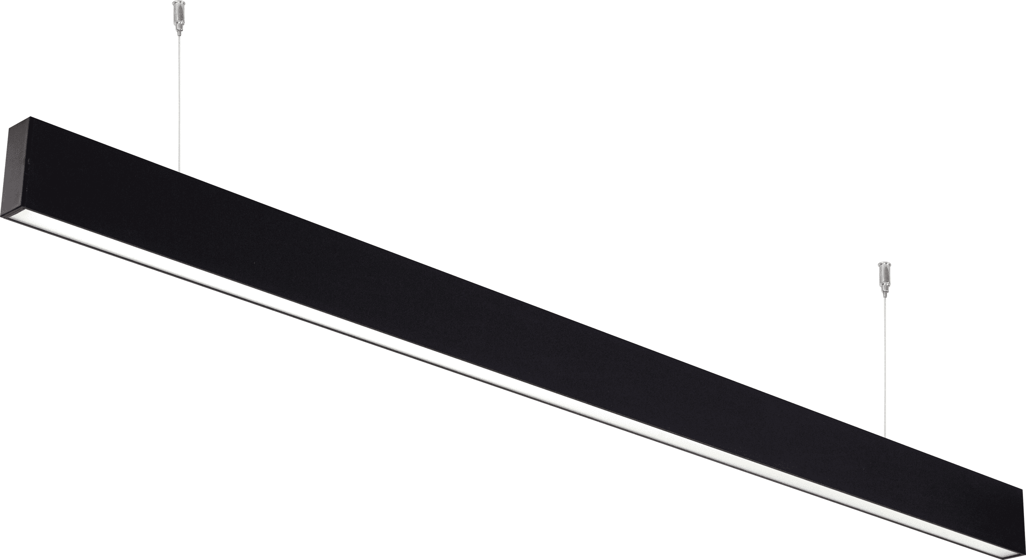 Pendel LED Kontorarmatur 38W i CCT (2800K/4500K/6000K) - Sort