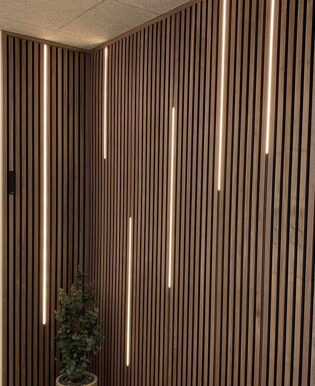 Akustikpanel LED Lys Sæt G2 (Med Fjernbetjening) - 3x60/3x120 cm.