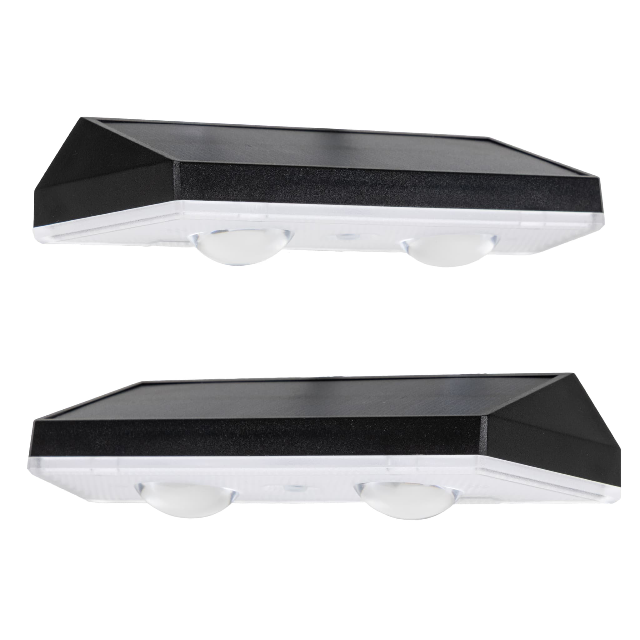 Double Eyes Solcelle LED Udendørs Væglampe IP44 og CCT Lys - Sort