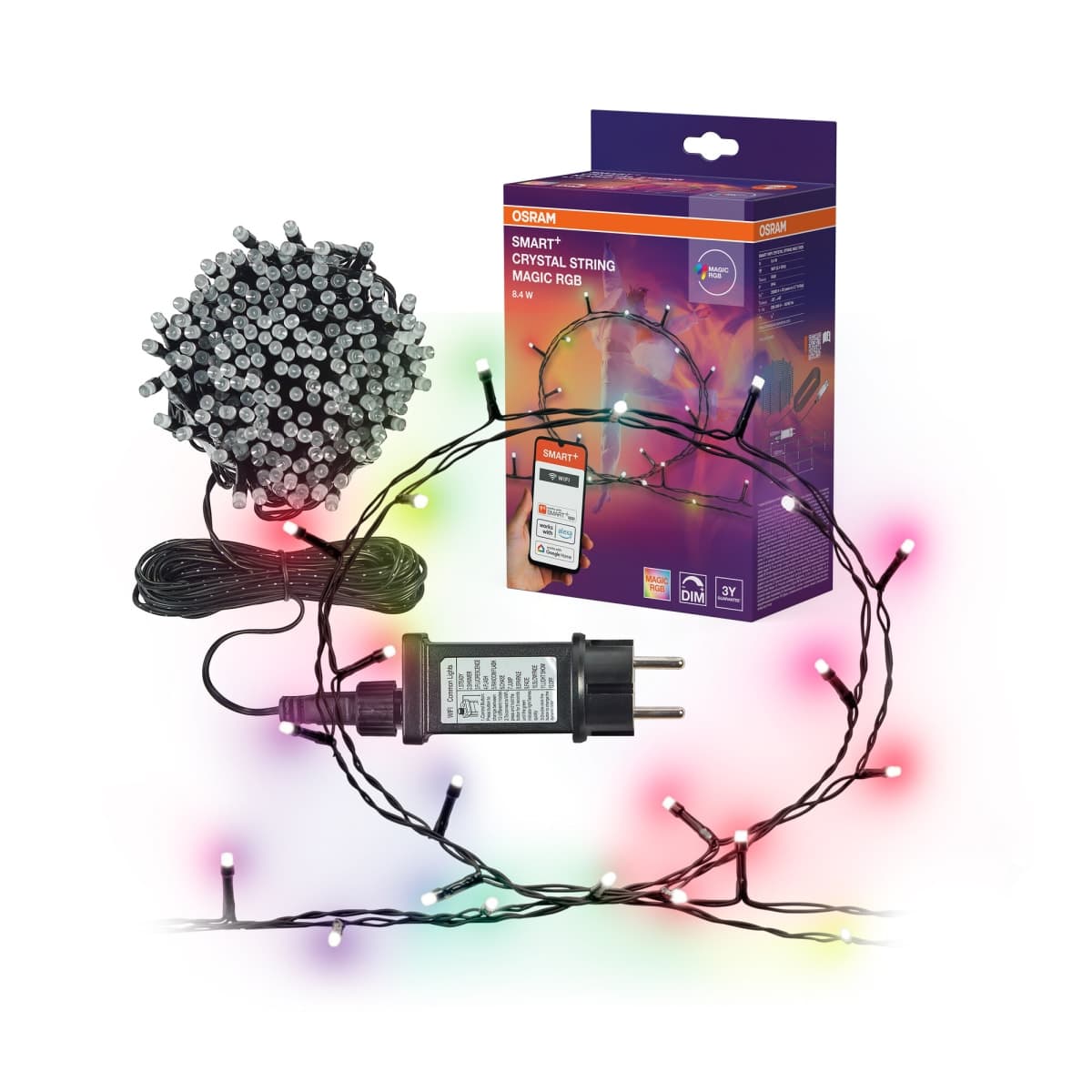 OSRAM SMART+ WiFi String Magic LED Lyskæde i RGBW - 20 Meter