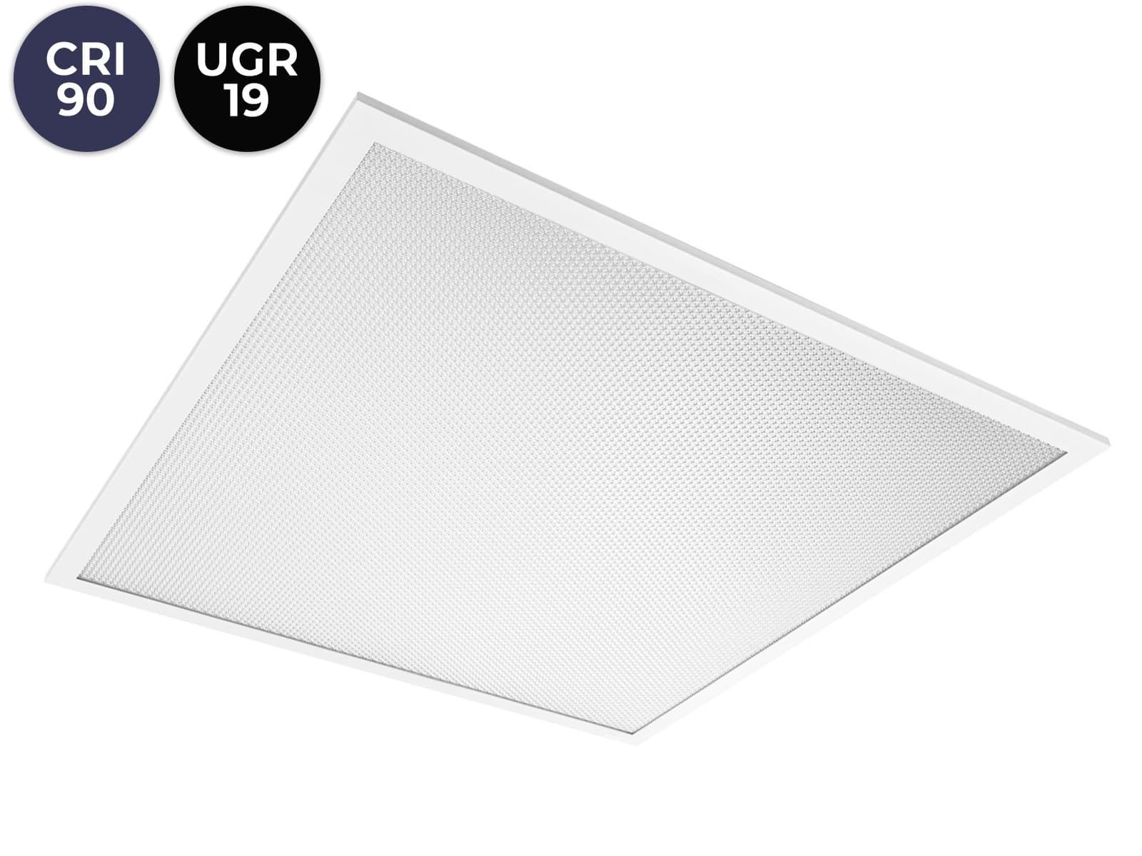 green:ID LED Panel 60x60, 34W, 3000K/4000K, PUSH/DALI Dæmp - Hvid